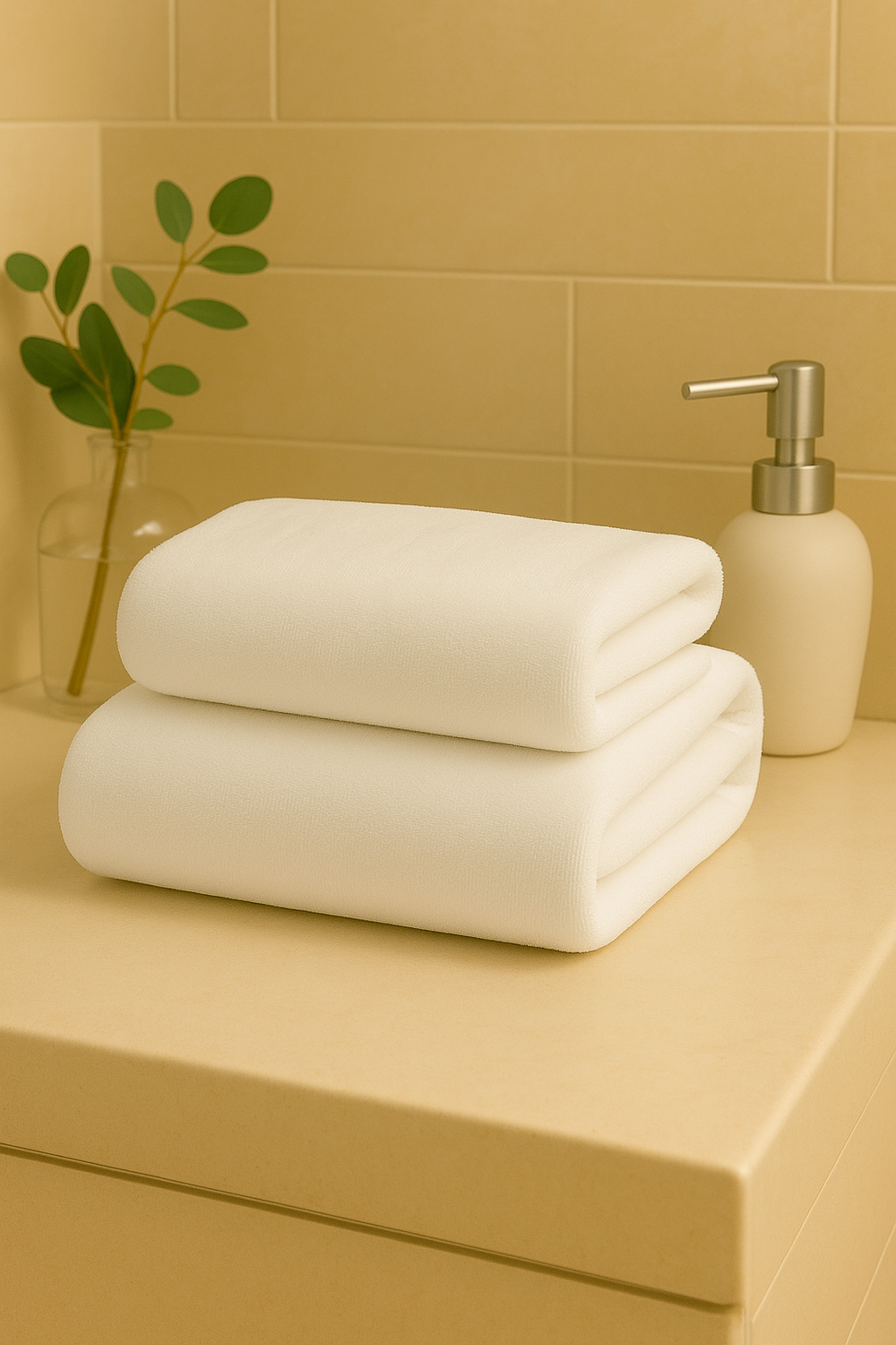 Toalla Blanca Microfibra 100x140-2