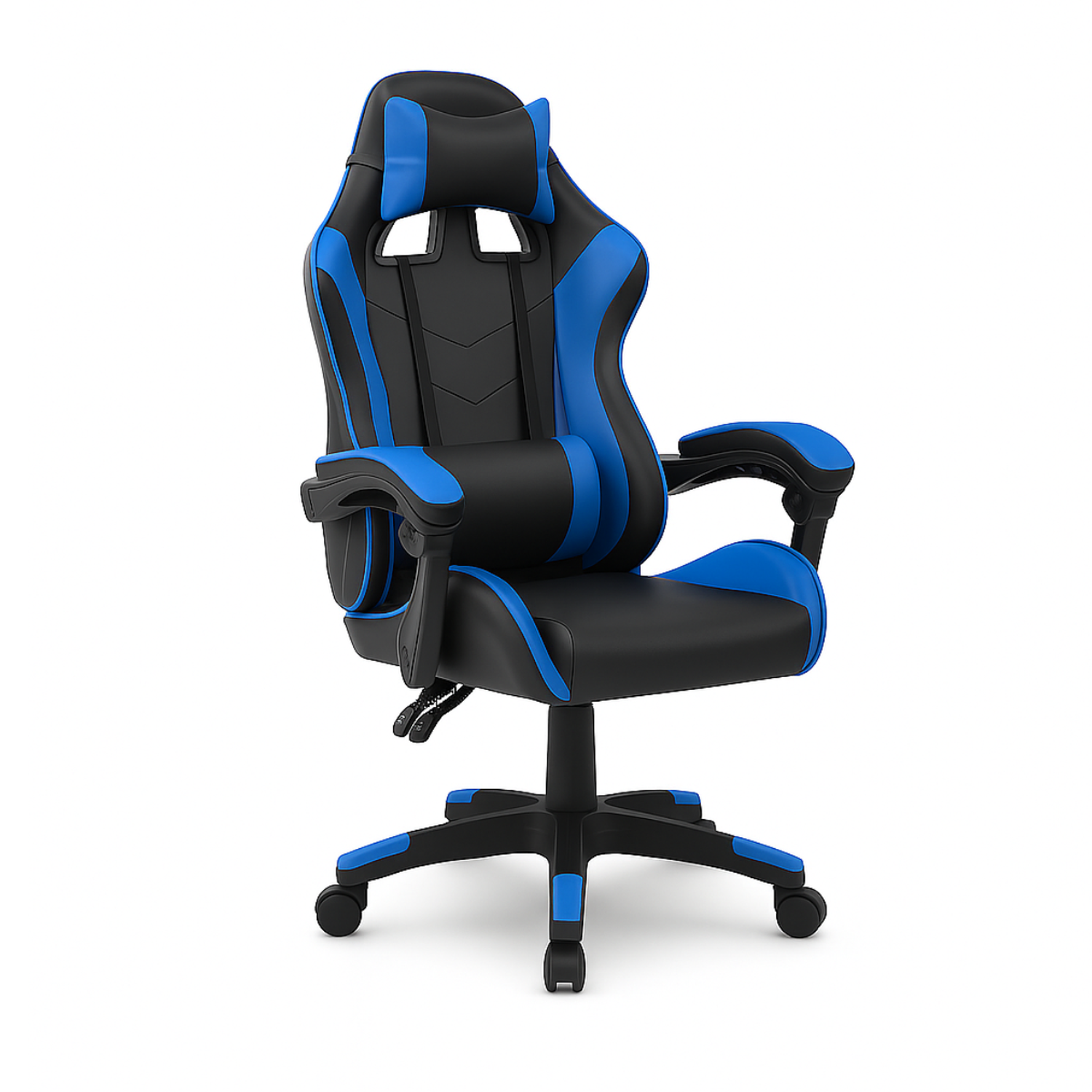 Silla Gamer Color Azul-3
