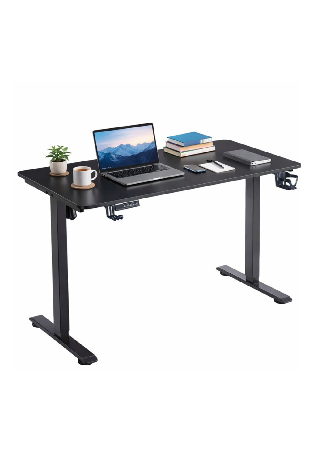 Escritorio Electrico Altura Regulable Bavaro Negro-2