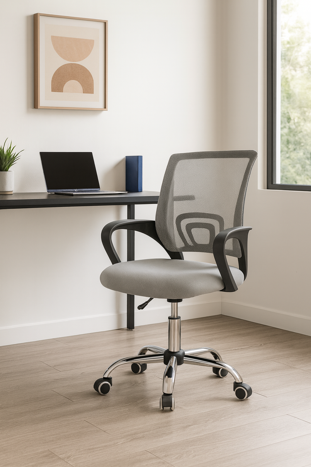 Silla de Oficina Dallas Gris-2