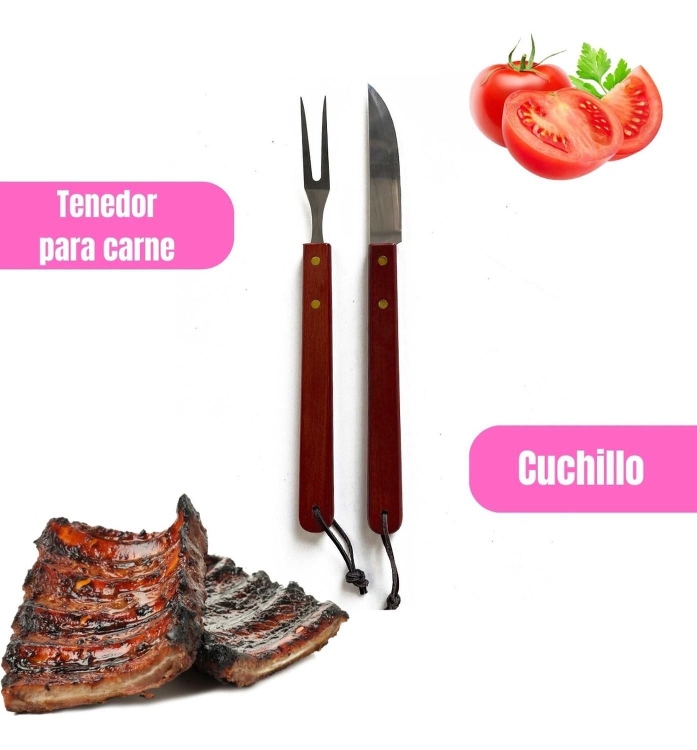 Set Parrillero De 4 Utensilios Para Barbarcoa-4