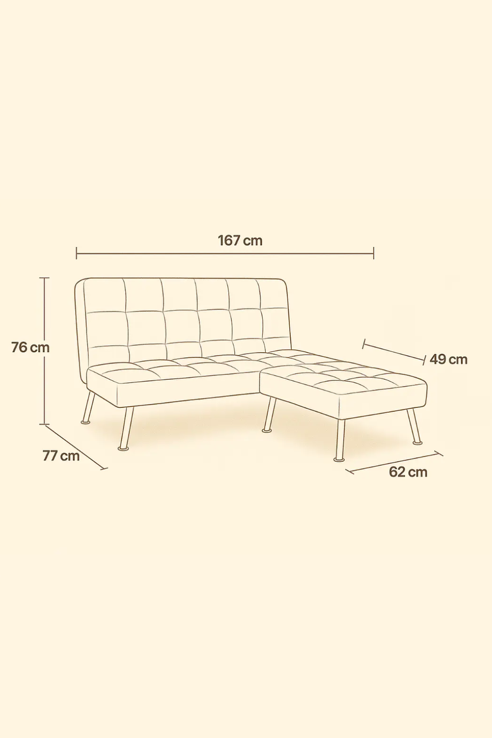 Sillon Sofa Cama Seccional Madrid-4