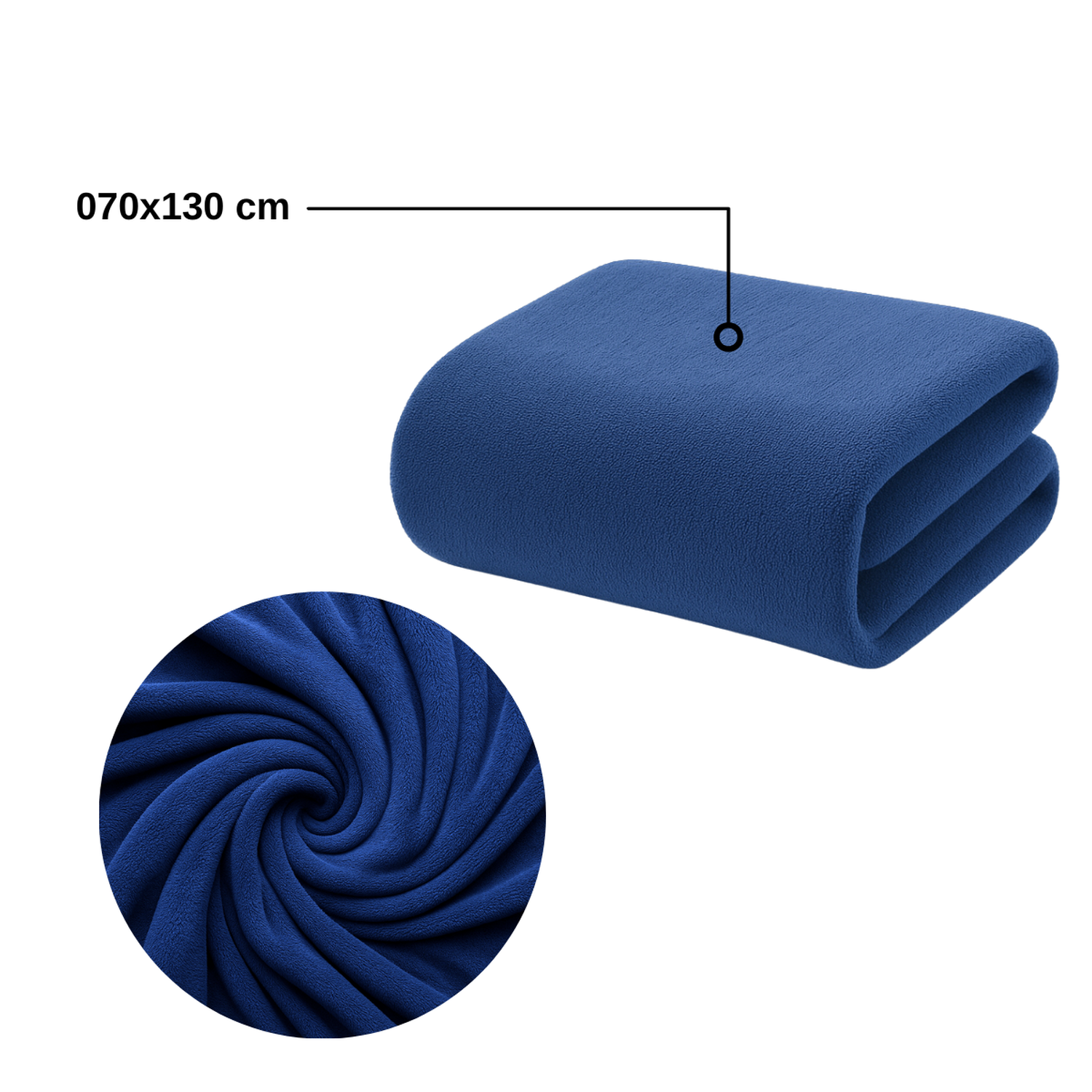 Toalla Azul Microfibra 070x130-3