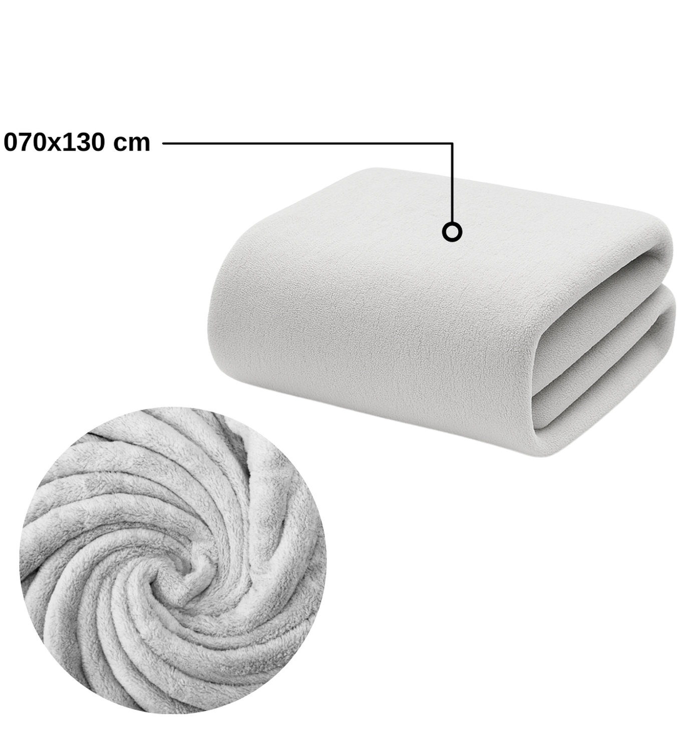 Toalla Gris Microfibra 070x130-3