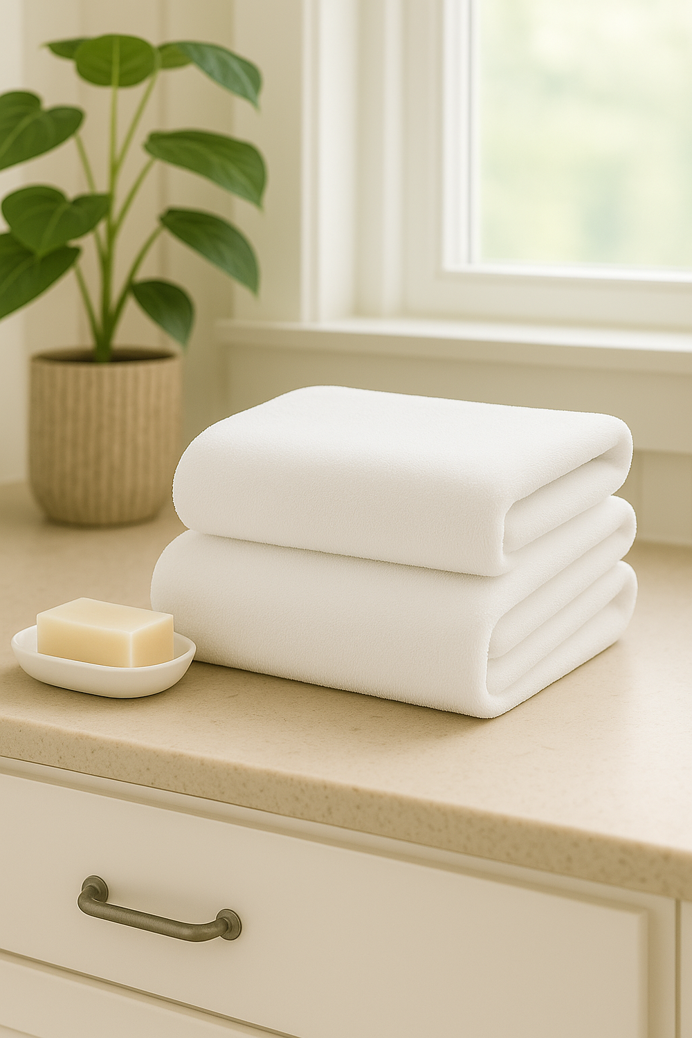 Toalla Blanca Microfibra 070x130-2