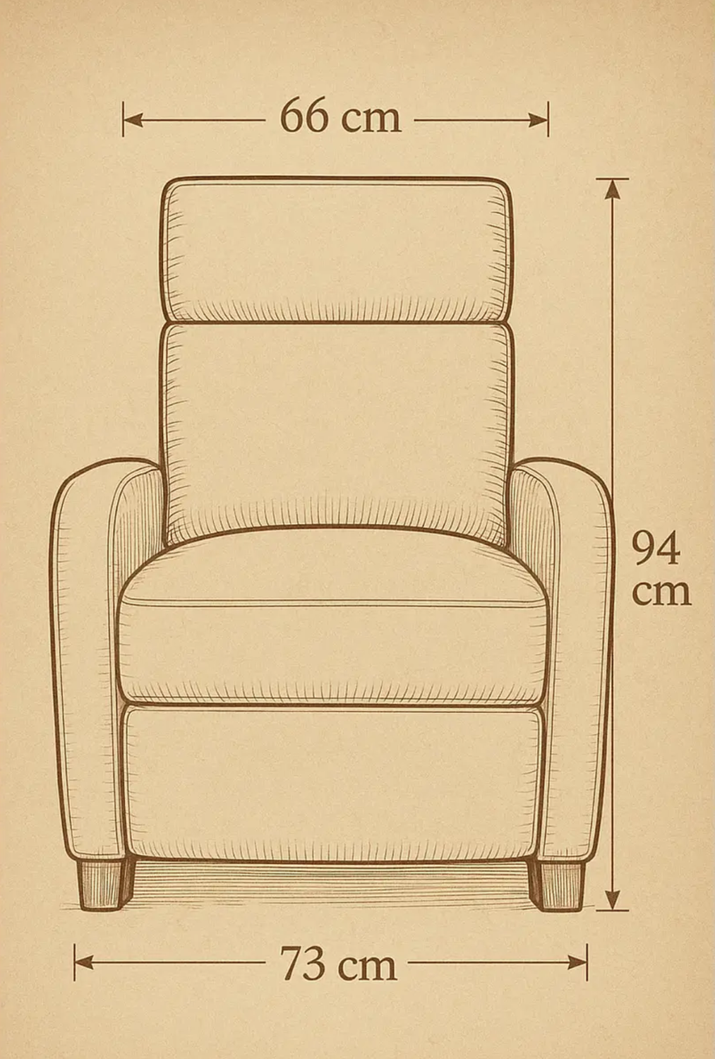 Sillon Reclinable Berger Holanda Gris-4