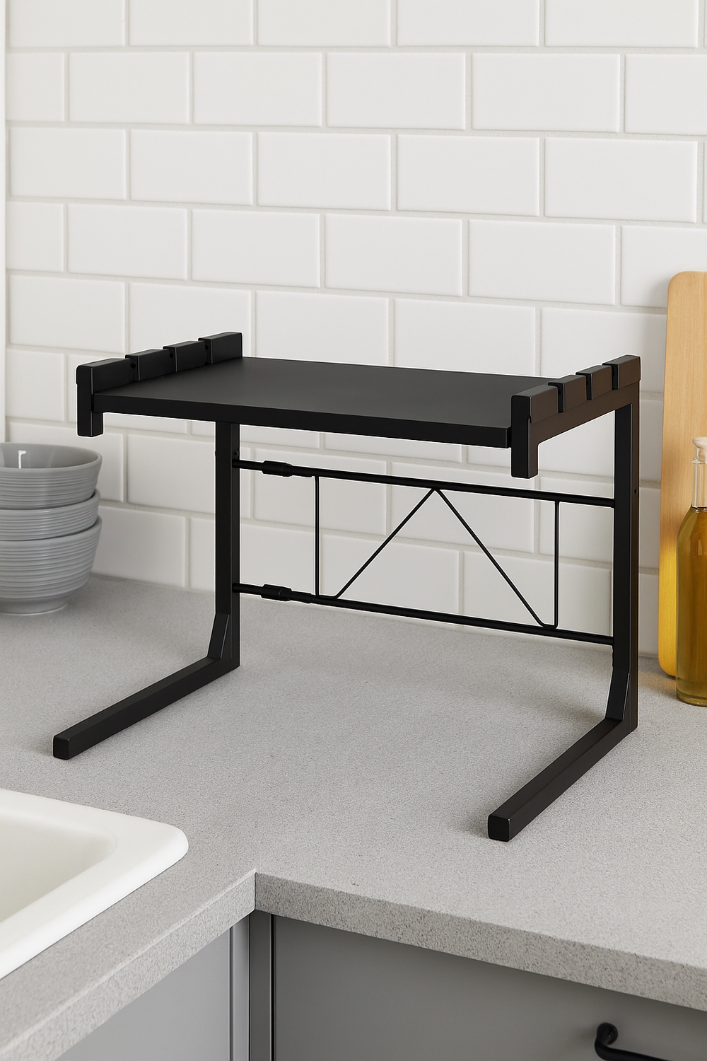 Estante Repisa De Cocina Microondas Extensible-2