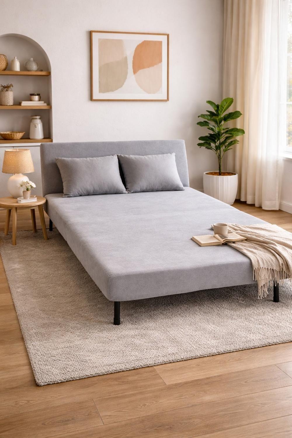 Sillon Doble Sofa Cama Plegable Beirut Gris-2
