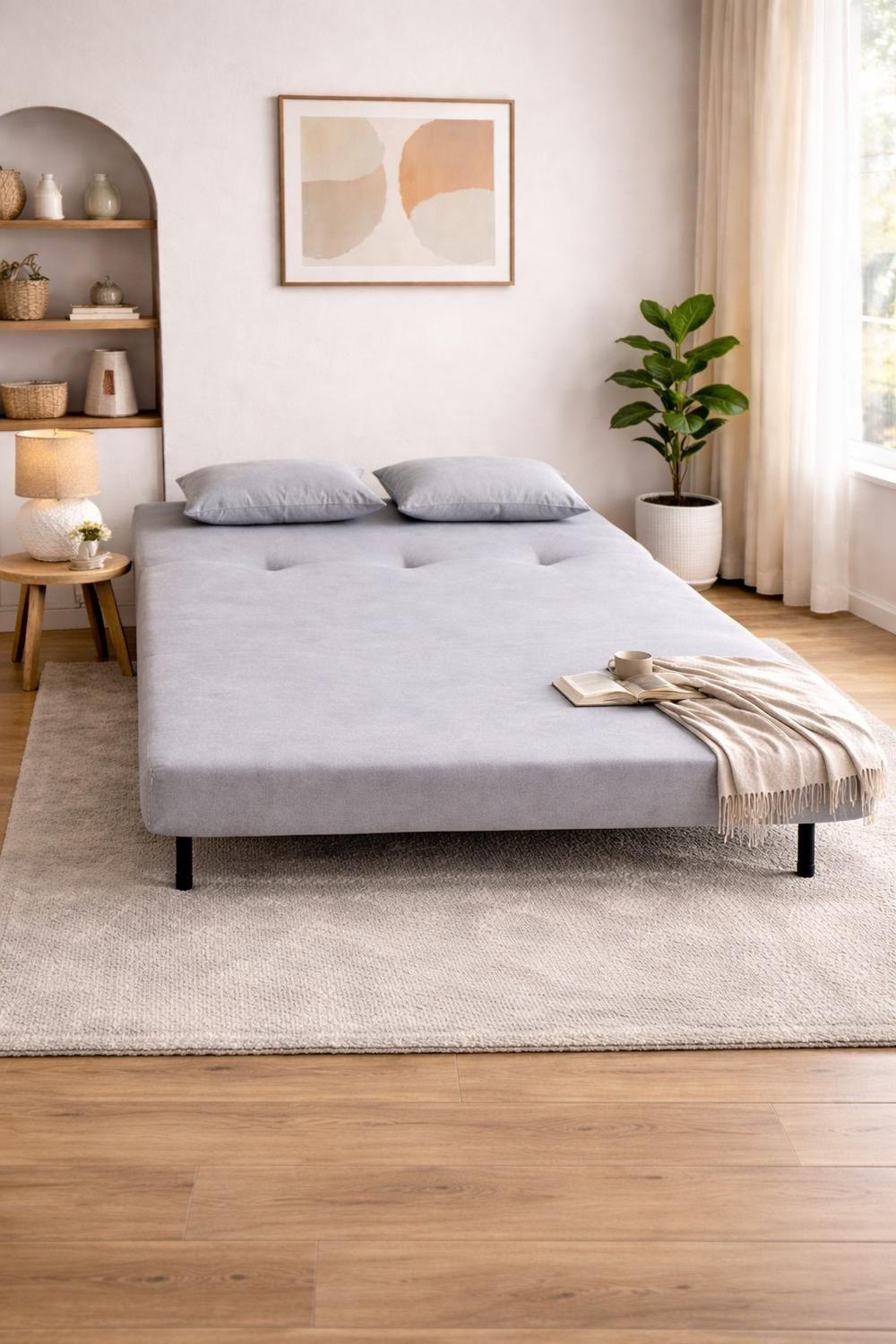 Sillon Doble Sofa Cama Plegable Beirut Gris-4