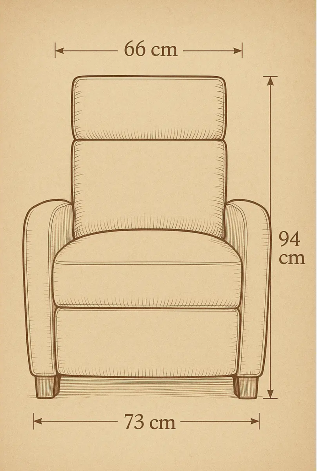 Sillon Reclinable Berger Holanda PU Negro-5