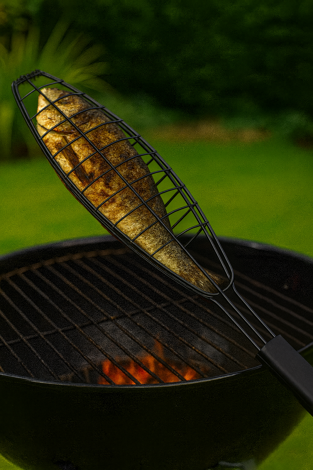 Grill Rejilla Antiadherente Para Asar Pescado Stellen-2