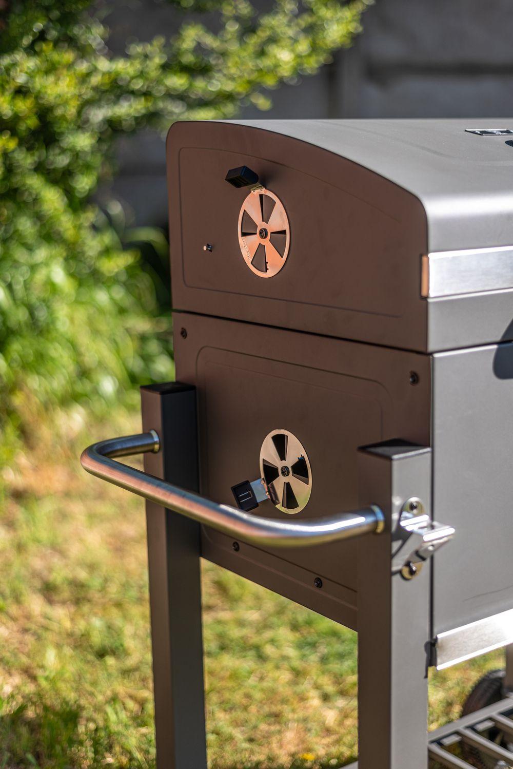 Parrilla A Carbon Modelo Roble-3