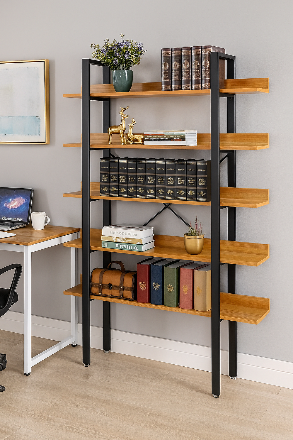 Repisa Biblioteca Stell Catar.-0
