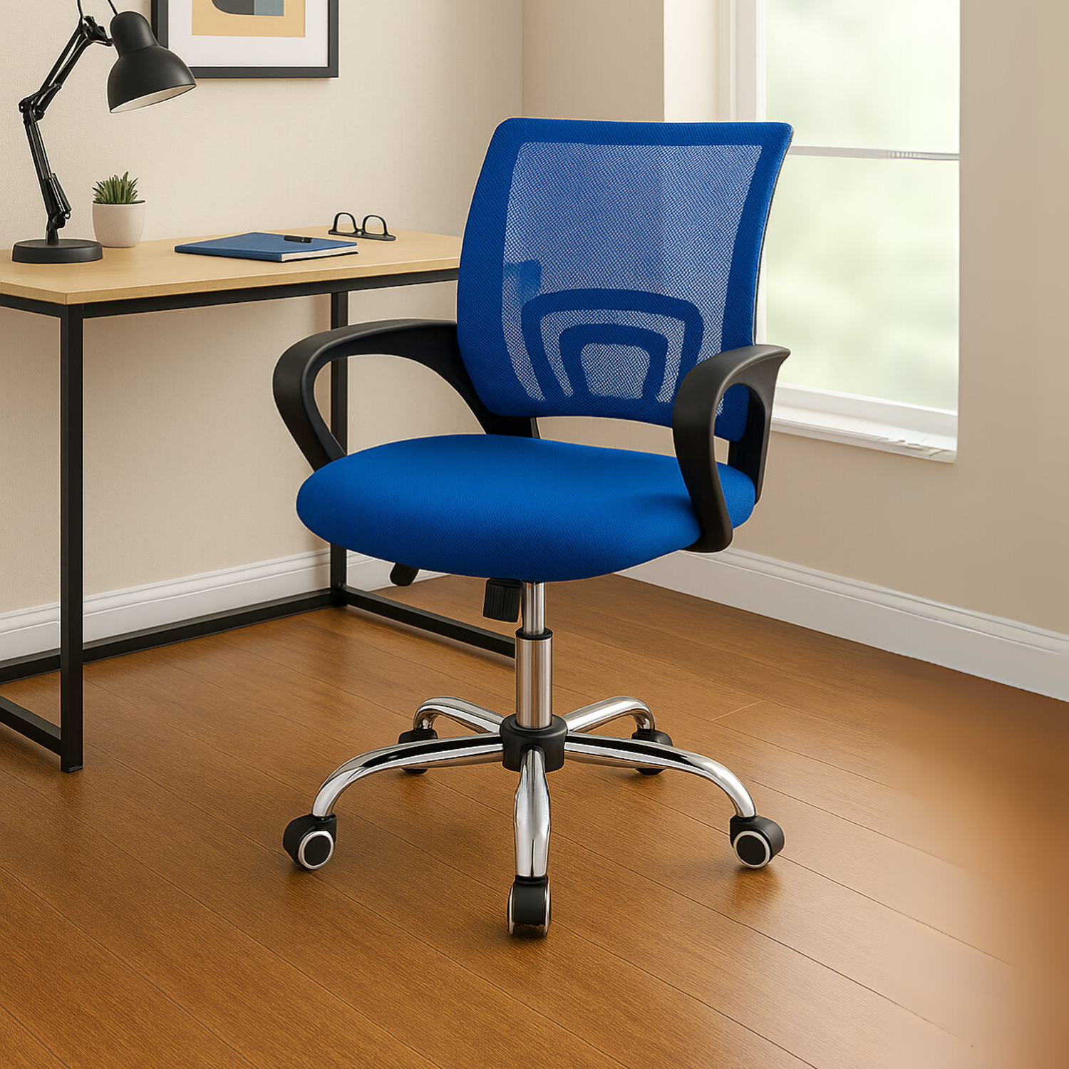 Silla de Oficina Dallas Azul-5