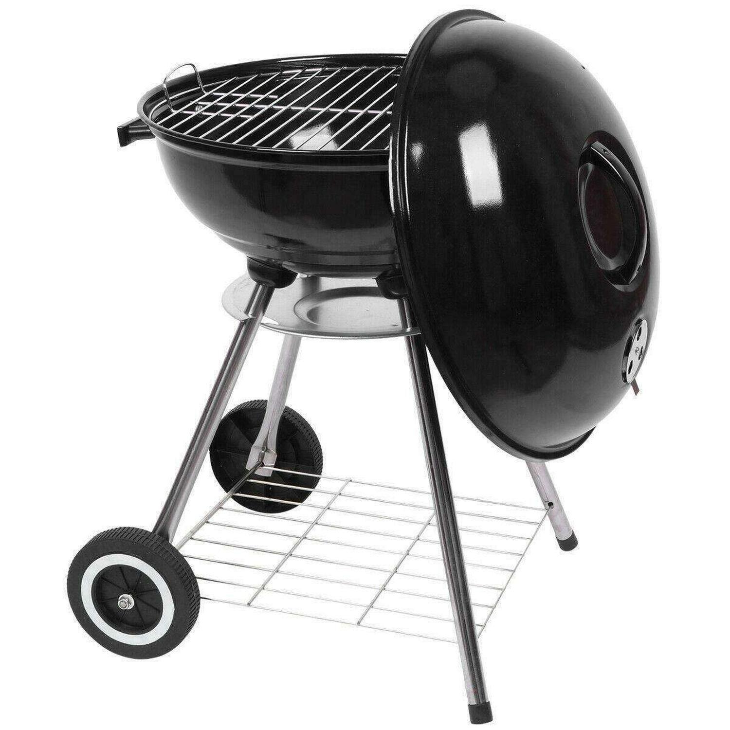 Parrilla A Carbon Encina Con Ruedas-8