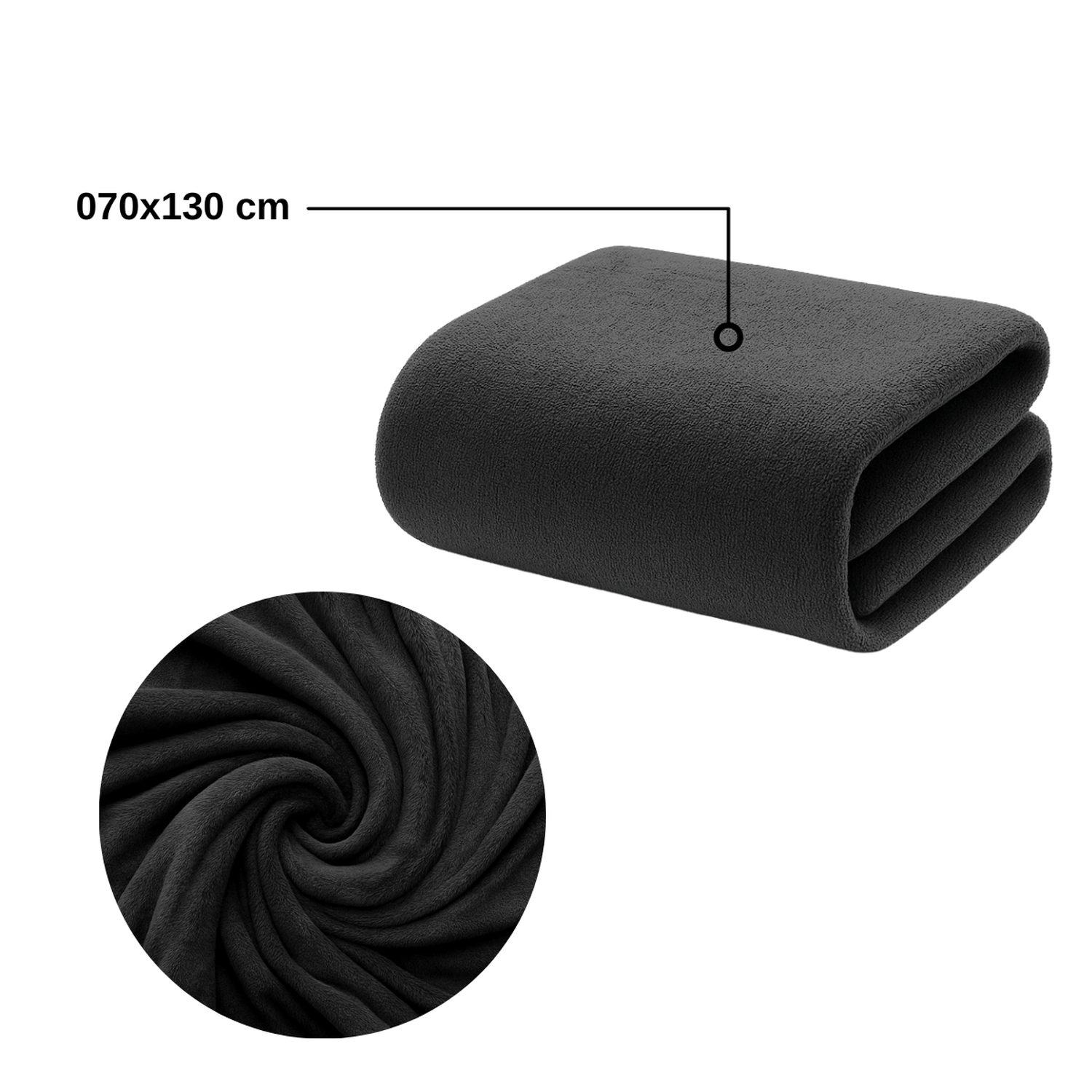 Toalla Negra Microfibra 070x130-3