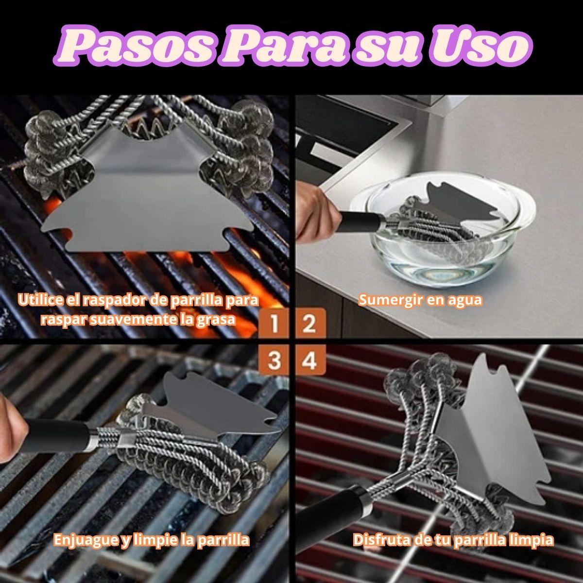 Cepillo Limpia Parrilla XL Stelen-3
