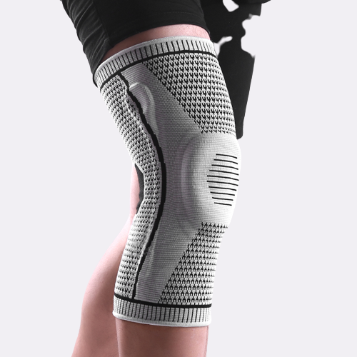 Rodillera De Compresión Con Barras -0