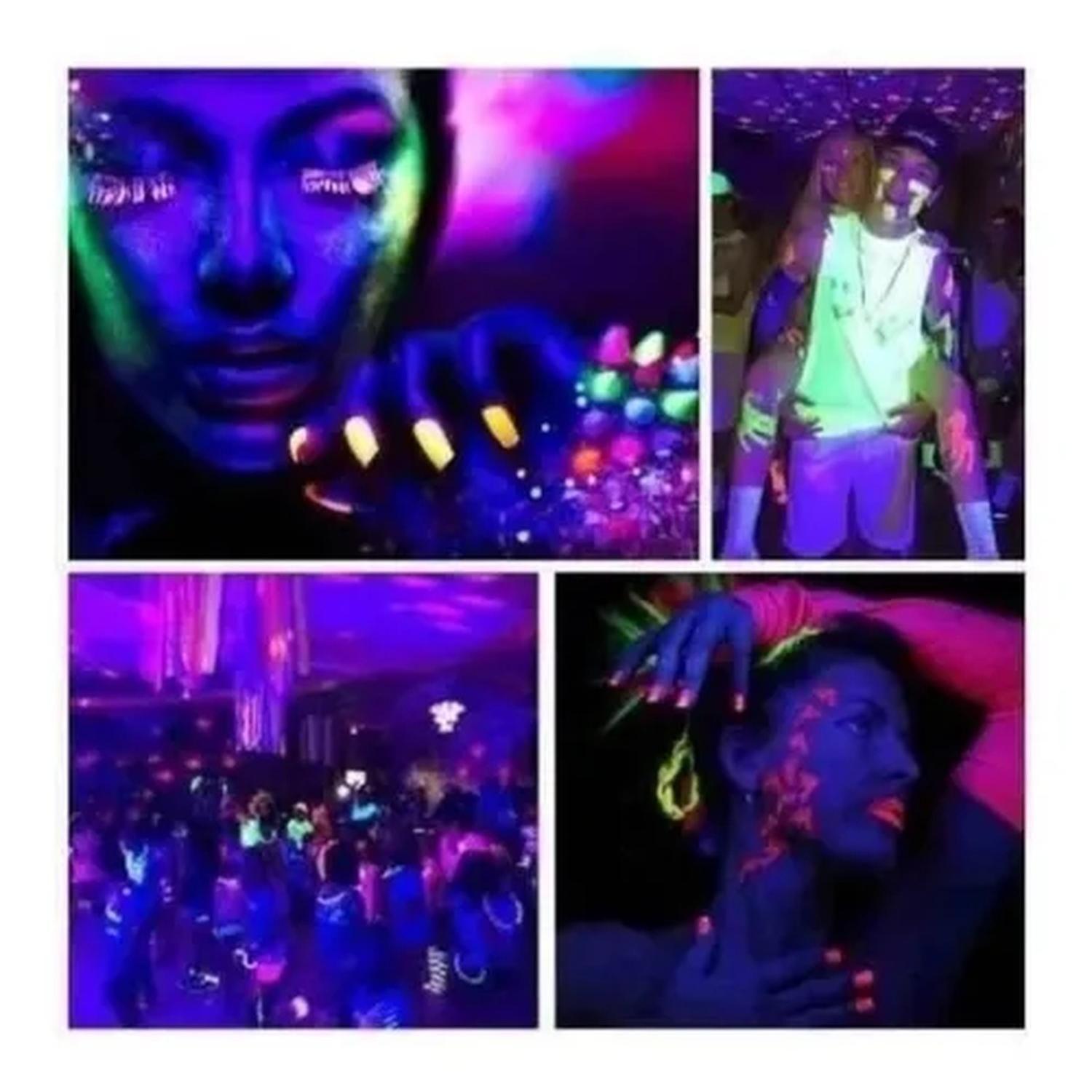 Luz Disco Ultravioleta 9 LED 36W Fiestas Fluor-2