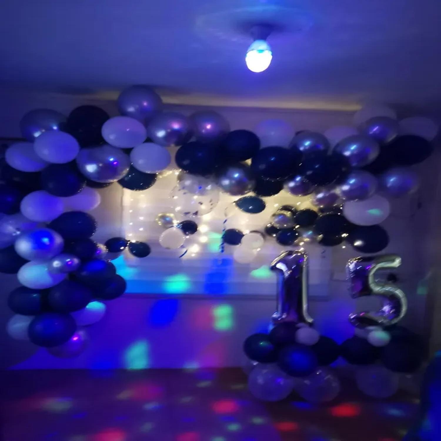 Luz Disco Ultravioleta 9 LED 36W Fiestas Fluor-3