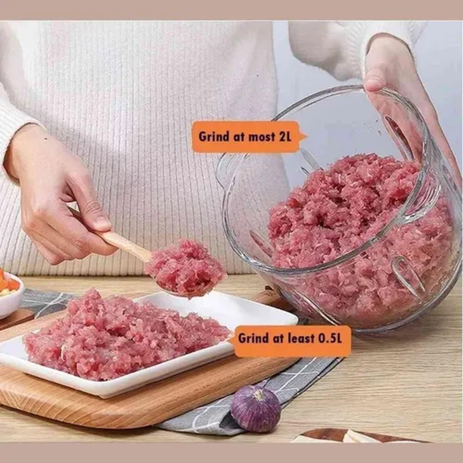 Picatodo Procesador Alimentos Carne Verduras Fruta 2L-4
