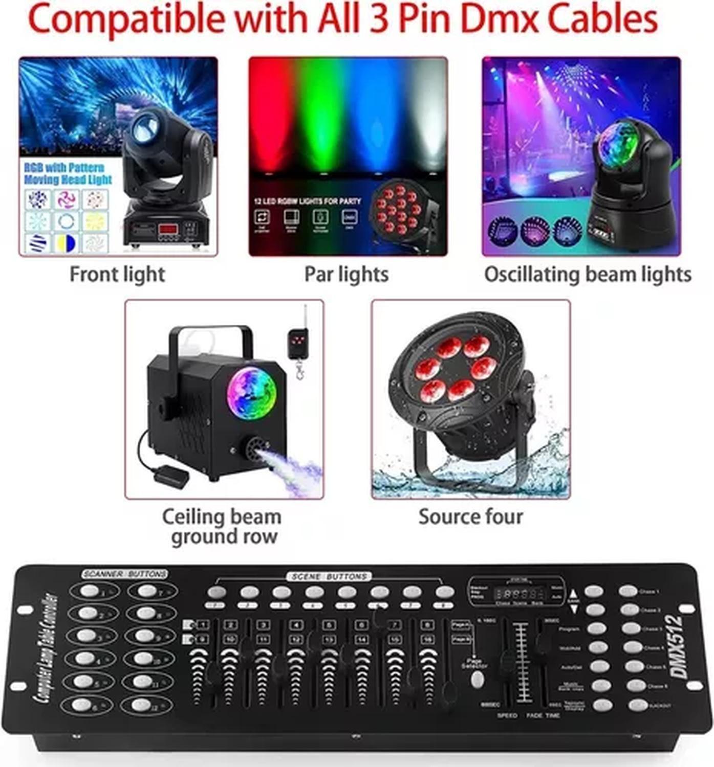 Controlador DJ Panel Digital Transformador DMX 512-2