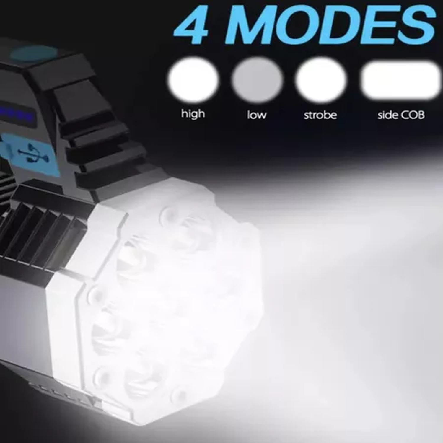 Linterna Led Usb Recargable Foco Camping-3