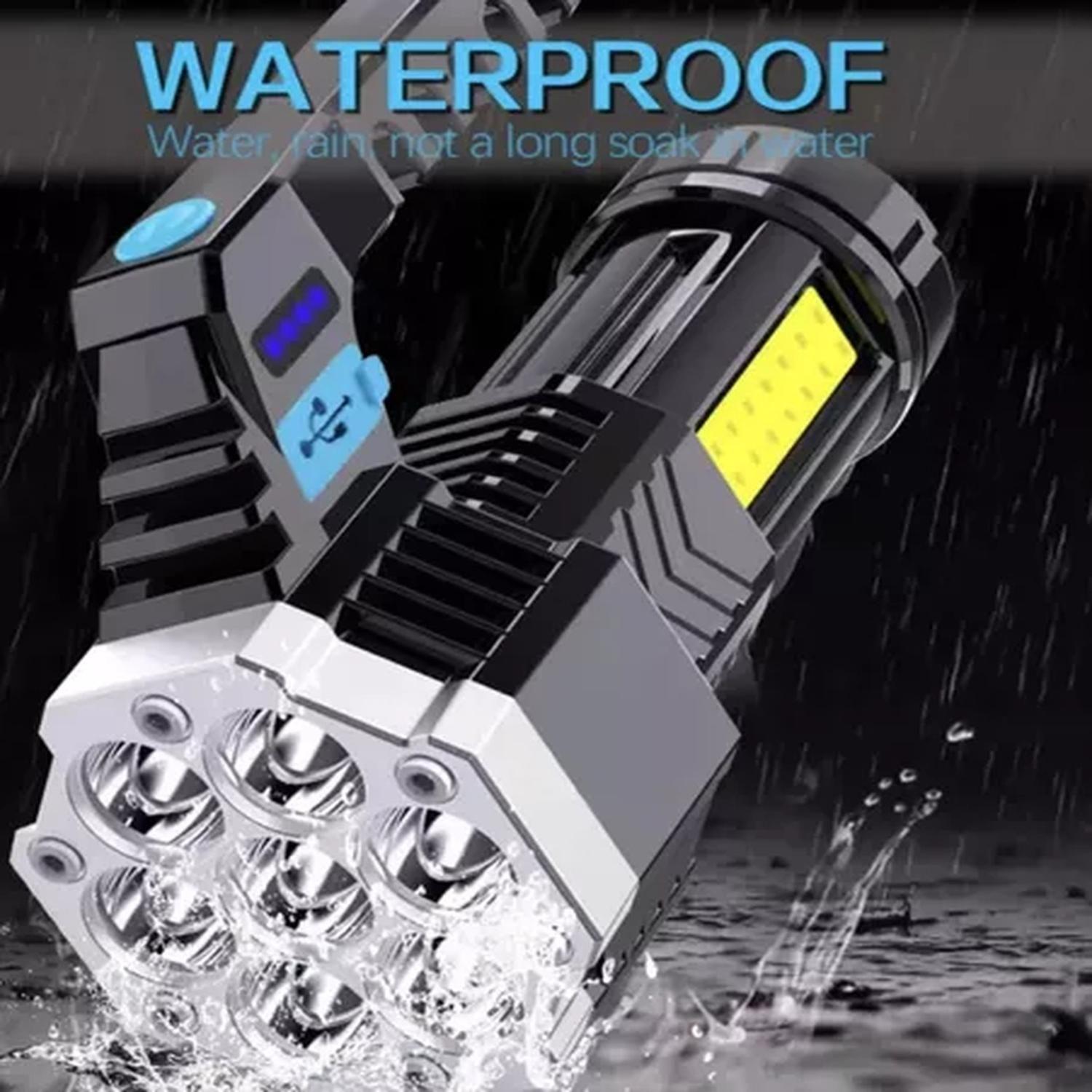 Linterna Led Usb Recargable Foco Camping-4