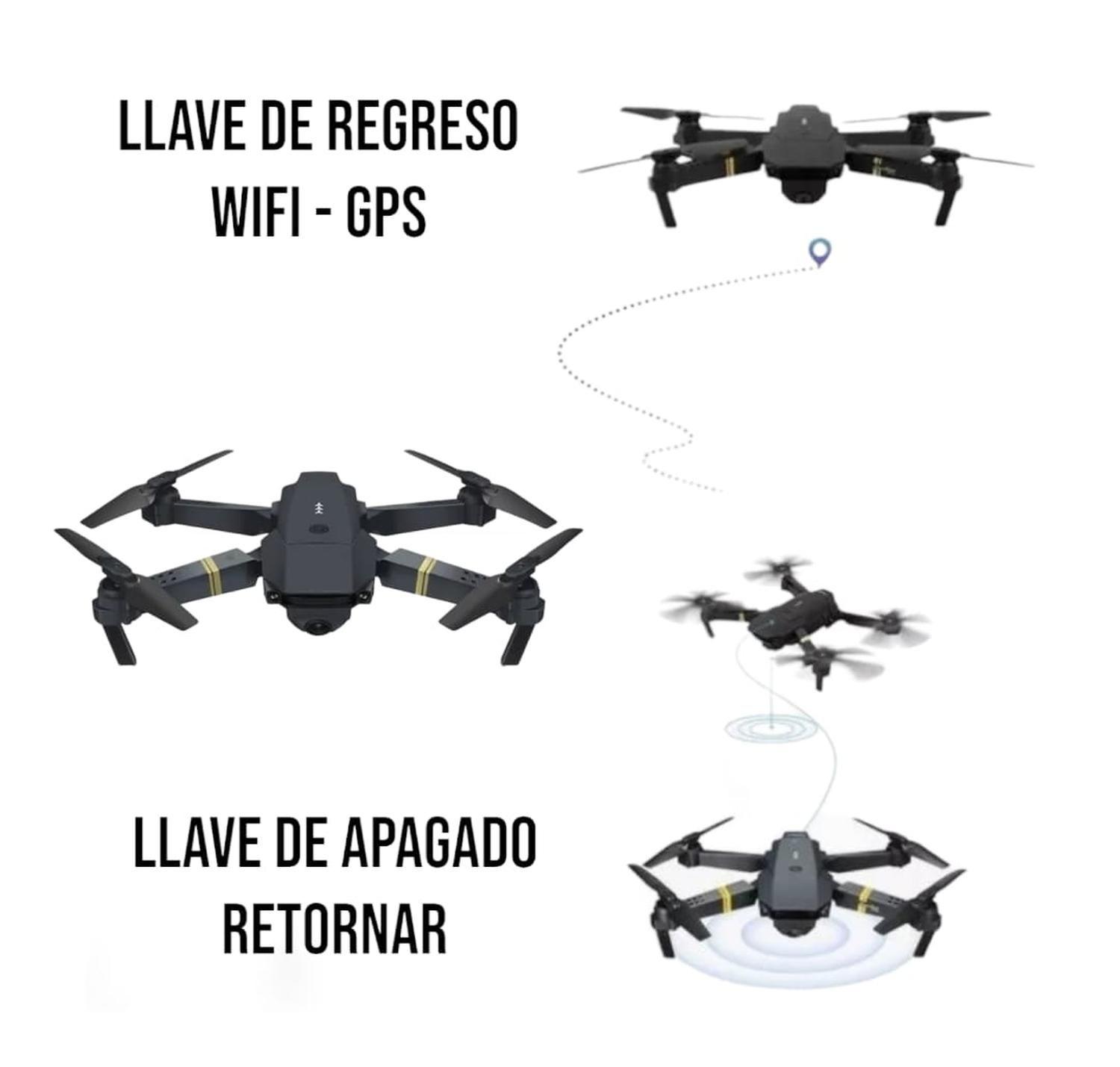 Drone Wifi Camaras 4K Modelo Pro9-2