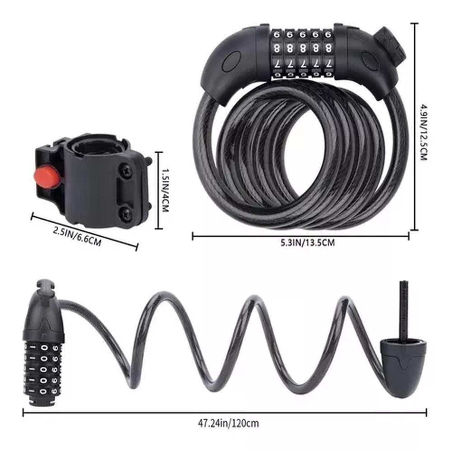Cadena Candado Bicicleta Antirrobo Seguridad Max-2