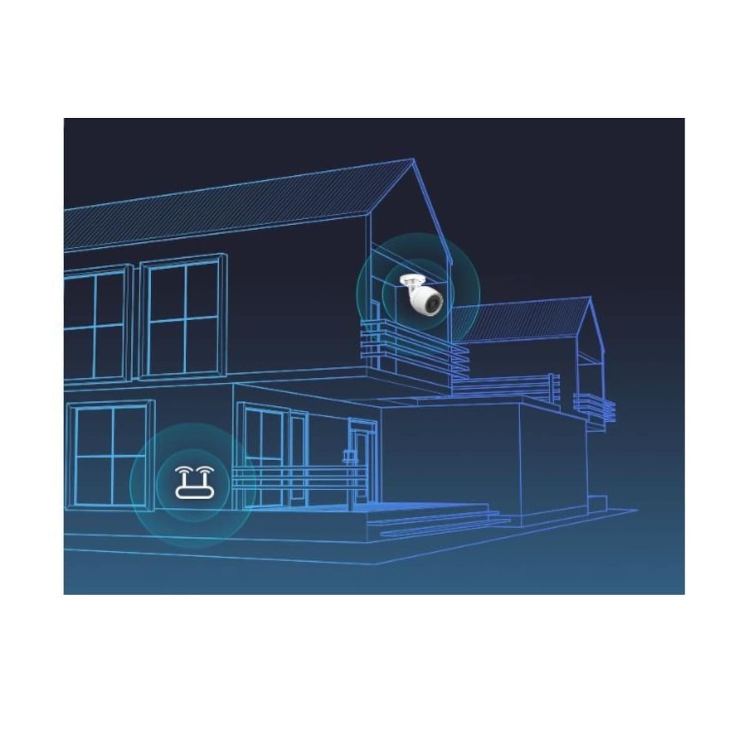 Cámara de Seguridad Wifi H3c 1080p con IA Resistencia IP67-4