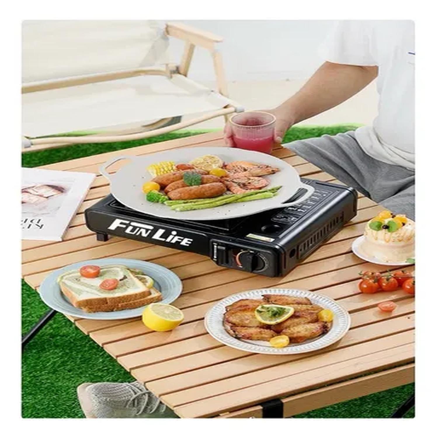 Calefactor Portatil Cocina Gas Camping Seguridad-2