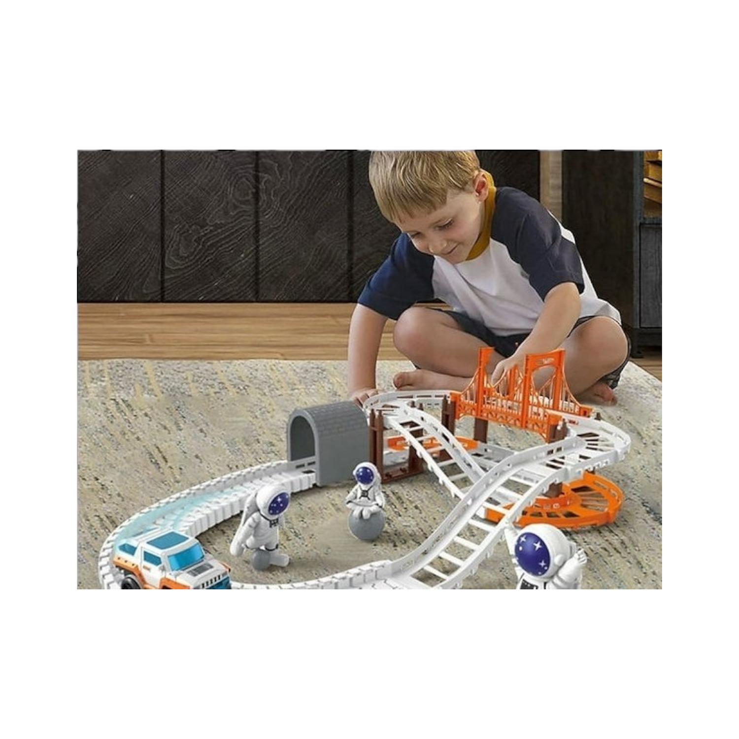 Astronautas Rieles Vehiculo Transbordador Espacial-7