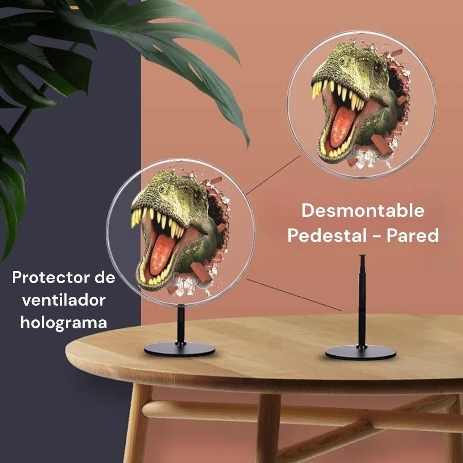 Proyector 3D Holograma 32cm Música Mica Atril App Movil-1