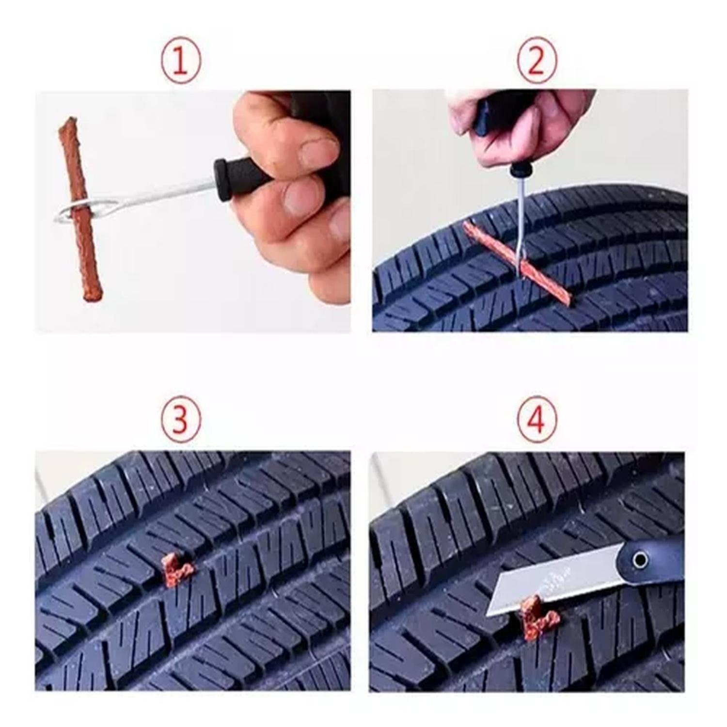 Repara Pinchazo Neumaticos Moto Bicicleta Auto-1