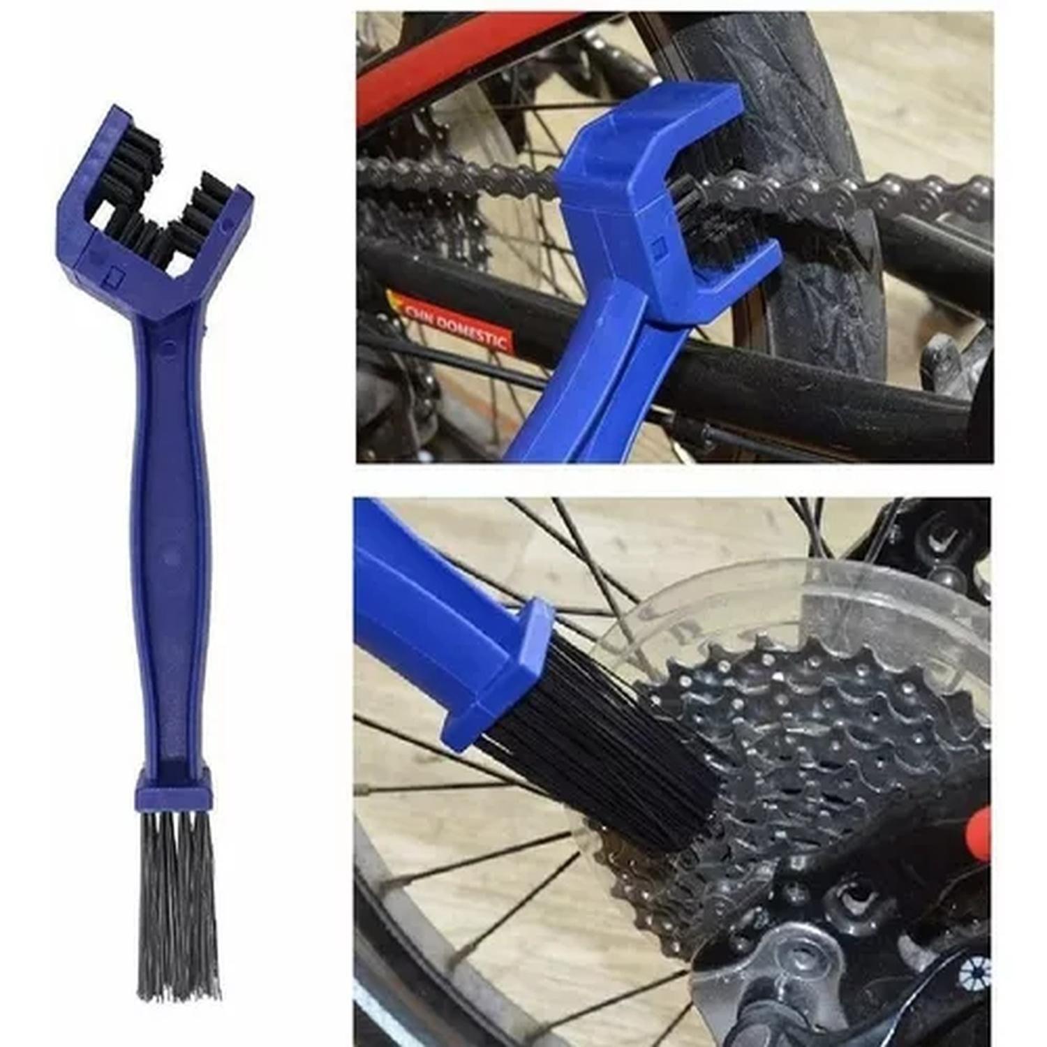 Cepillo Limpiador Cadena Para Bicicleta Moto Kit-3