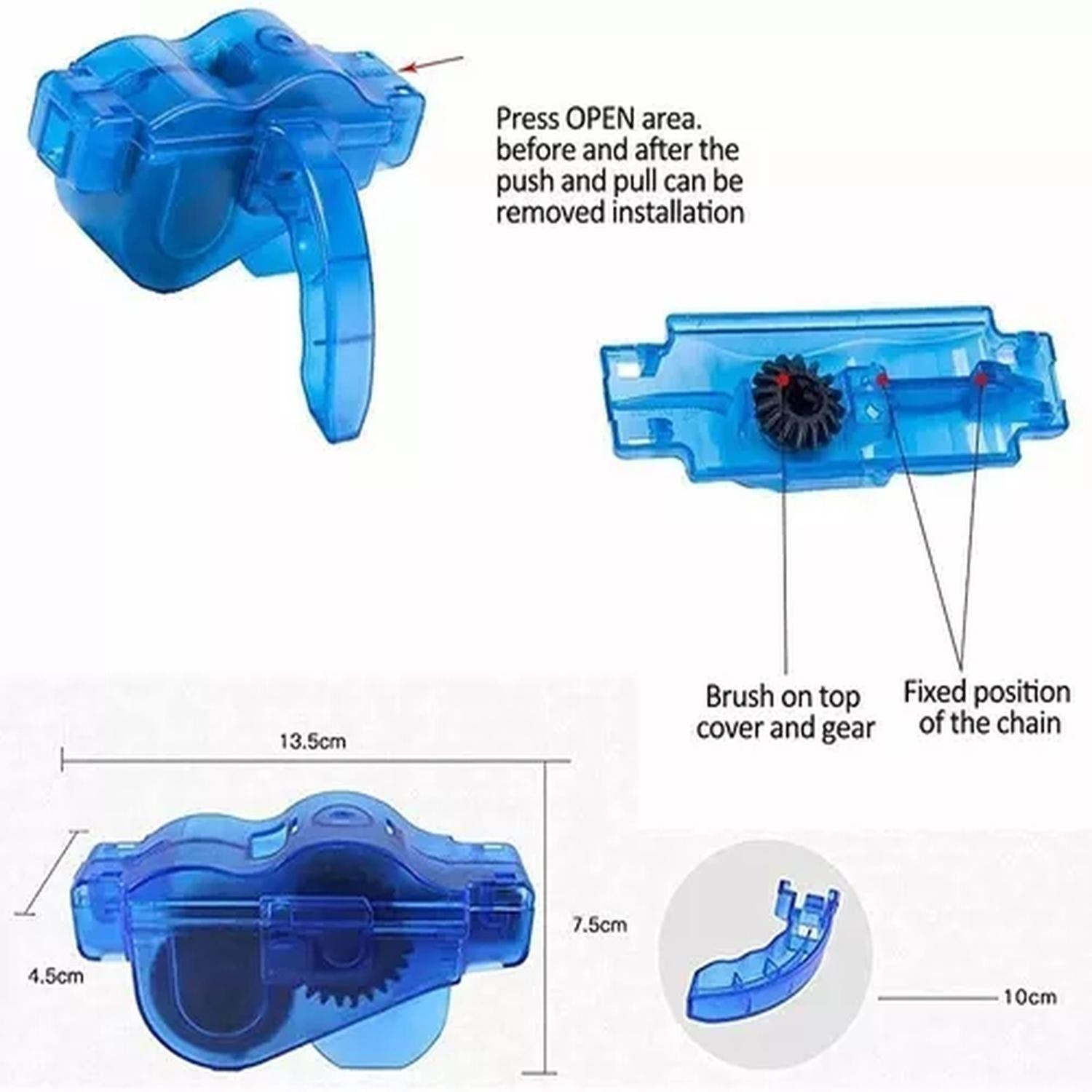 Cepillo Limpiador Cadena Para Bicicleta Moto Kit-9