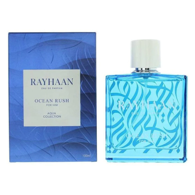 Perfume Rayhaan Ocean Rush for Him Aqua Collection EDP 100 ml-0