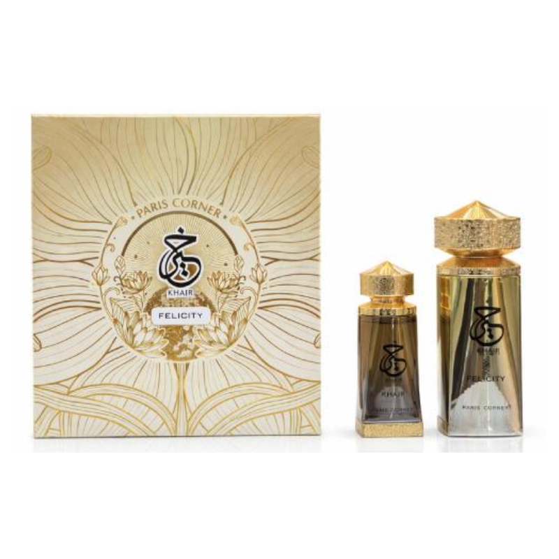 Set Perfume Khair Felicity EDP 100 ml + 25 ml Paris Corner-1