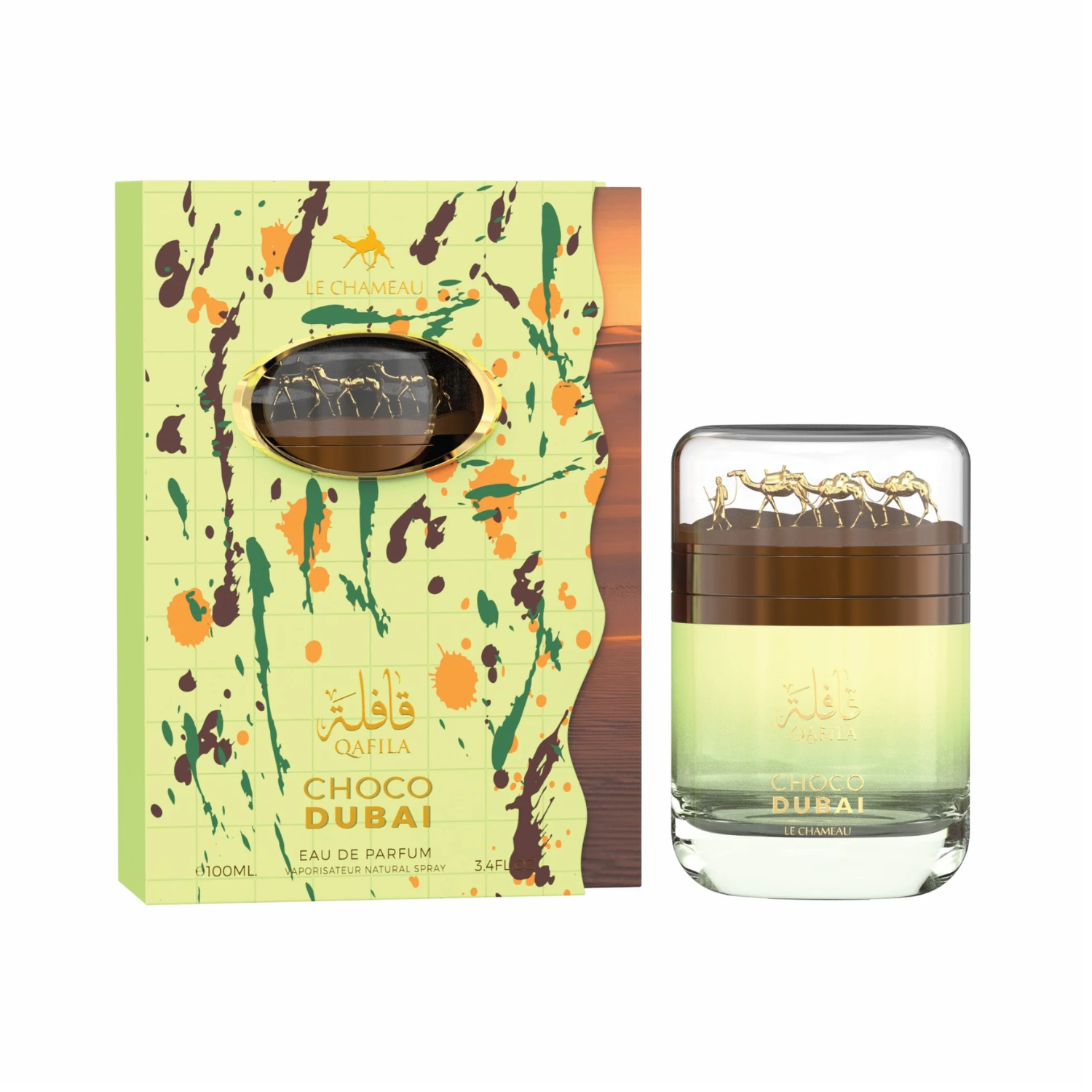 Perfume Qafila Choco Dubai EDP 100 ml Le Chameau by Emper-0