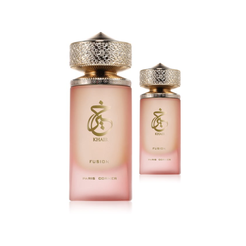 Set Perfume Khair Fusion EDP 100 ml + 25 ml Paris Corner .-0