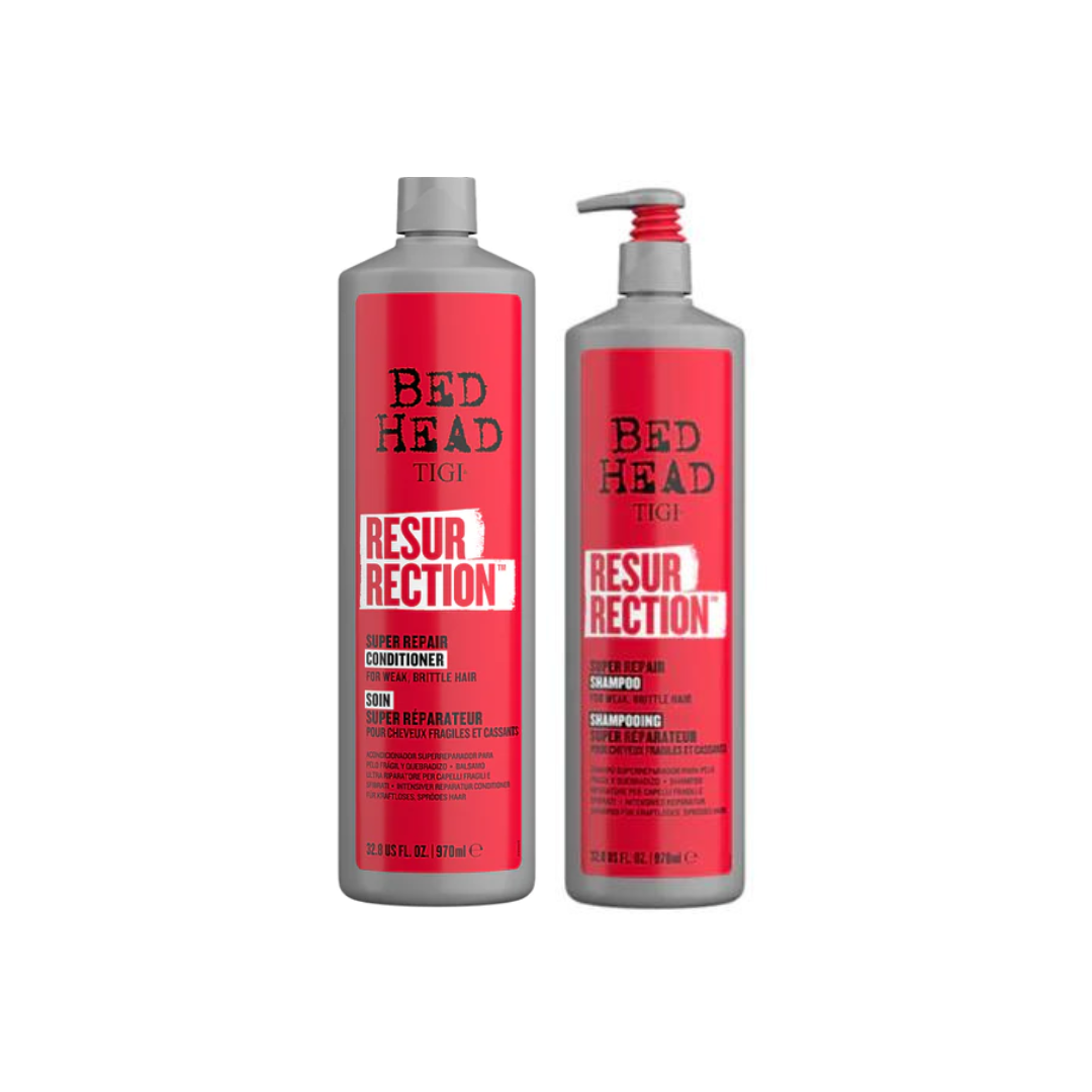 TIGI Shampoo Bed Head Resurrection 970ml + Bed Head Acondicionador Resurrection 970ml-0