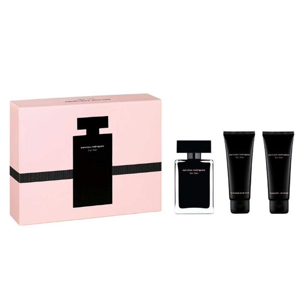 Set Narciso Rodriguez For Her Edt 50+ SG 75Ml+ BL 75Ml-0