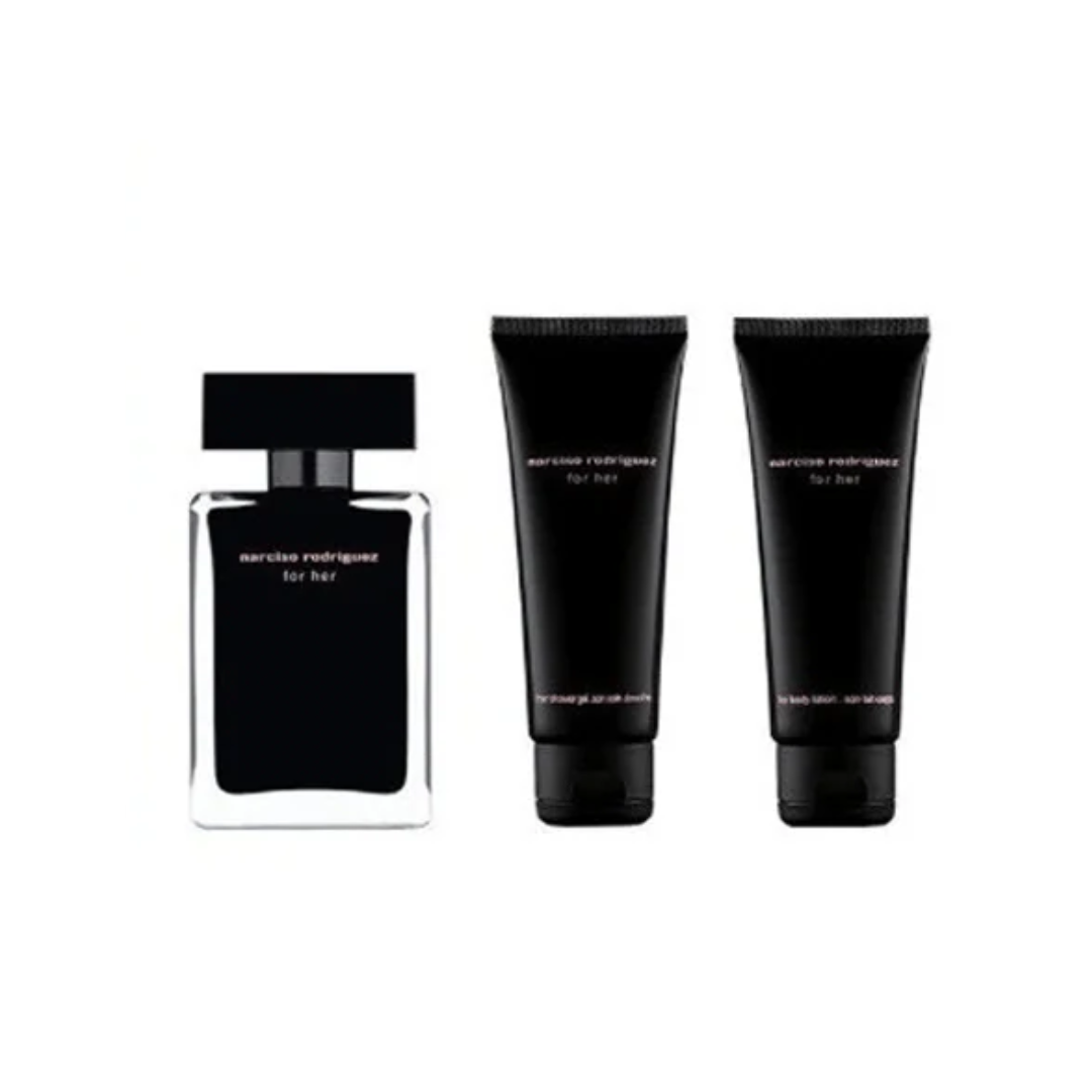 Set Narciso Rodriguez For Her Edt 50+ SG 75Ml+ BL 75Ml-1