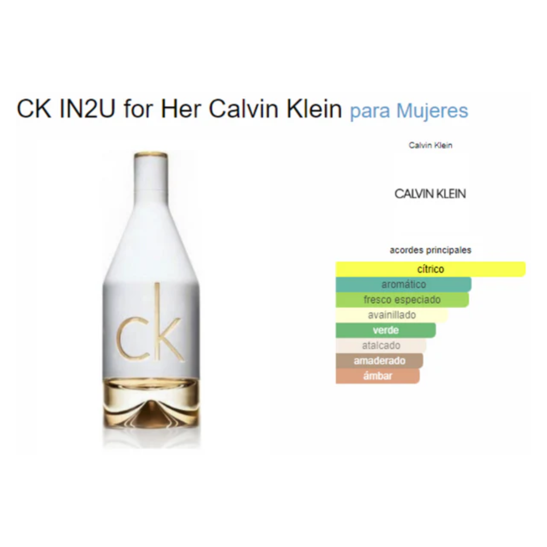 Perfume CK In 2 U For Her EDT 100ml. Mujer Calvin Klein-1