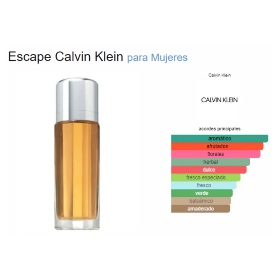 Perfume Escape 100ML EDP Mujer Calvin Klein-1