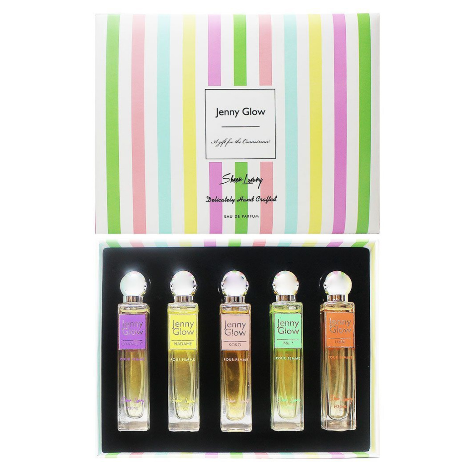 Set Jenny Glow EDP 5pza x 30 ml (C.M.K.N.L.) pour Femme-1