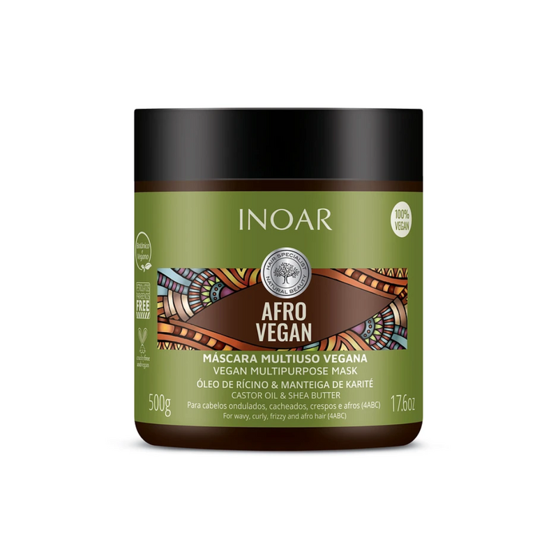 Máscara Multiuso INOAR Afro Vegan 500g-0