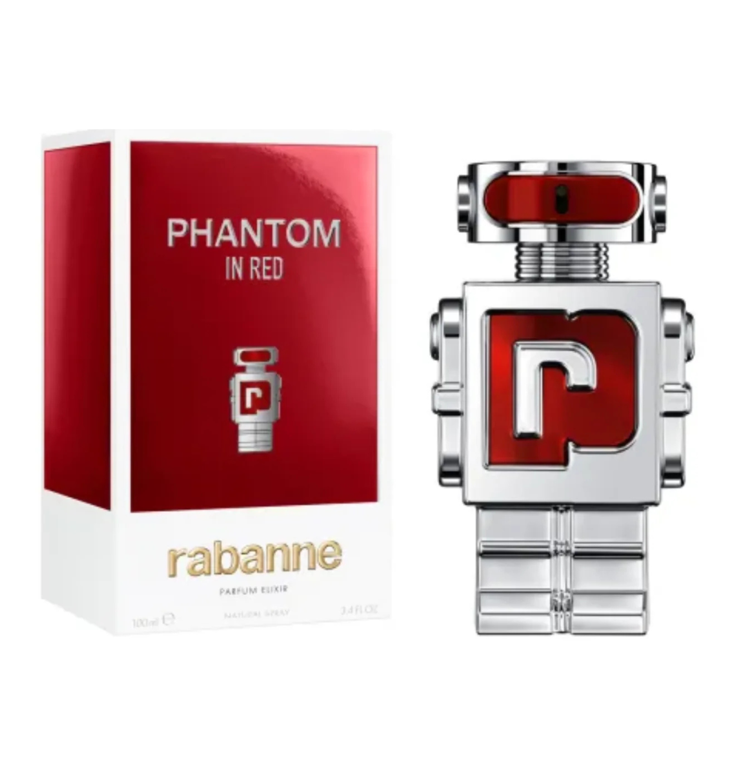 Perfume Phantom In Red Parfum Elixir 100 ml Hombre Rabanne-1