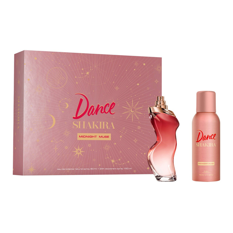 Set Perfume Shakira Dance Midnight Muse EDT 80 ml + Deo 150 ml-0